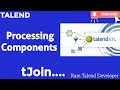 Talend data integration  tjoin  taggregaterowtfilterrowprocessing components