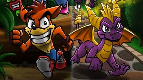 Speed-draw - Crash n Spyro cover