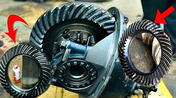 Rebuild Differential Gear and How to Replace Crown Wheel and Pinion / Amazing technology process
