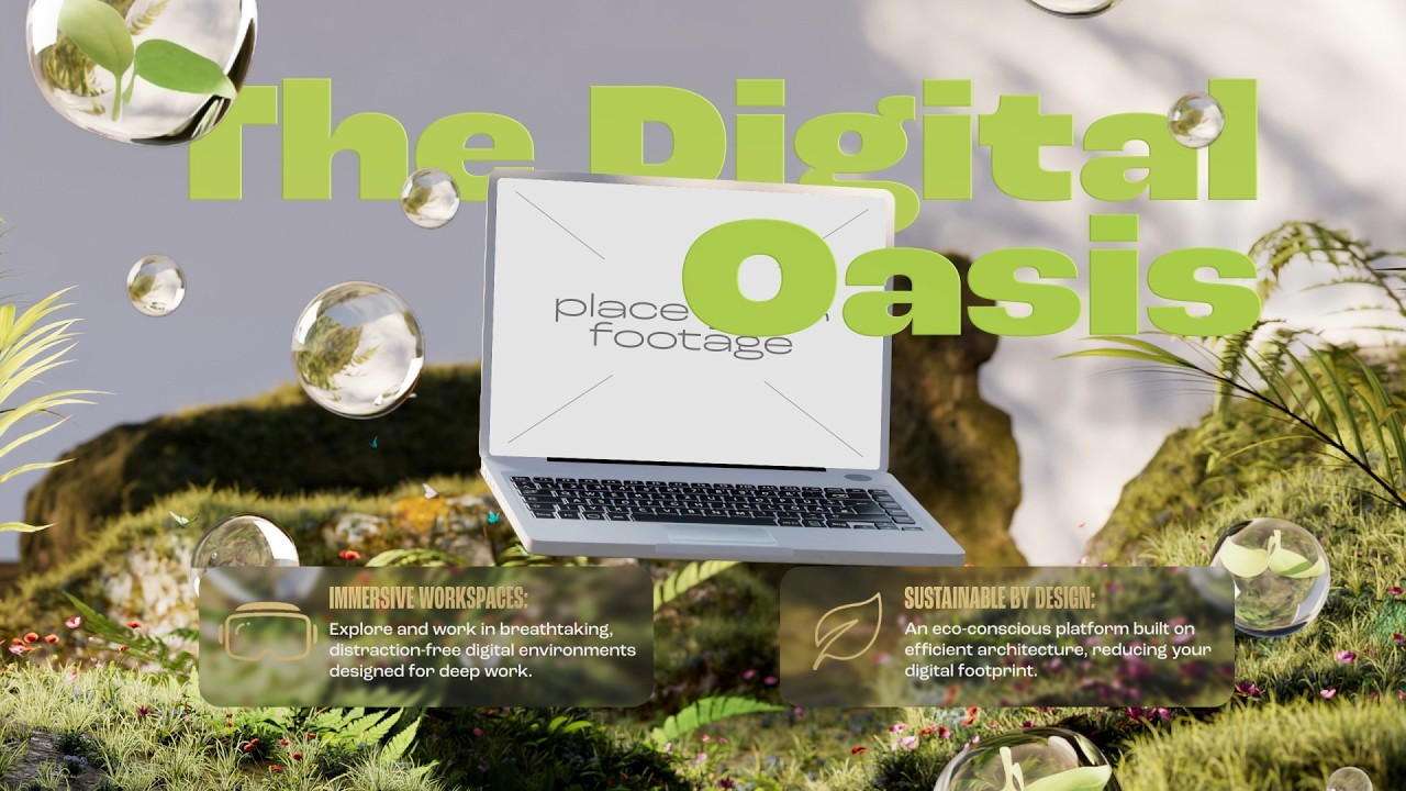 Floral Mockup Device After Effects Template