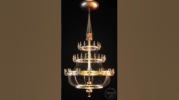 Candelabra (3d modeling, maya, artist) #shorts #art