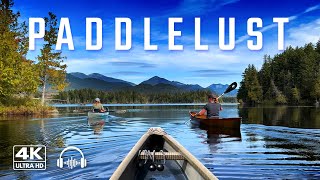 1 Hour Relaxing Canoe Video | ASMR | Nature | Study | Piano Music | Adirondacks