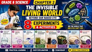 Grade 8 Science | Chapter 2 The Invisible Living World: Textbook-Based Experiments and Activities screenshot 5