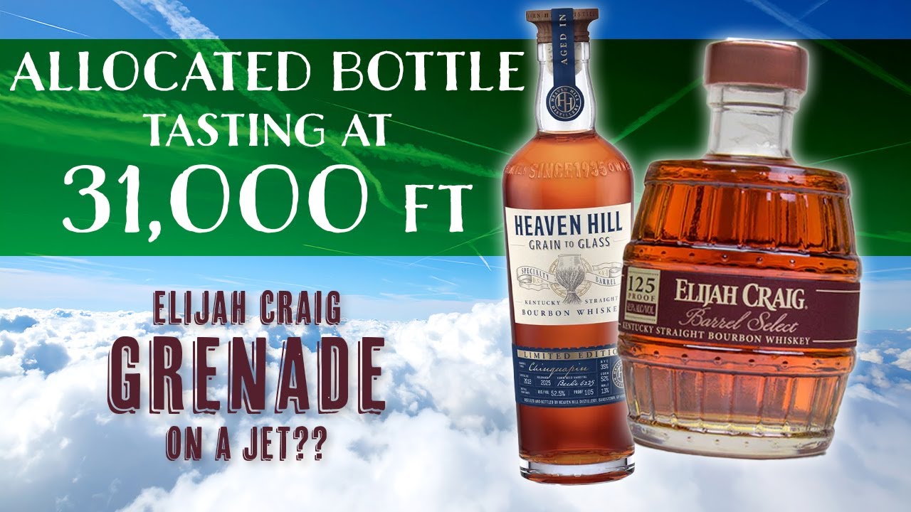 Drinking a Heaven Hill Grenade at 31,000 Feet!