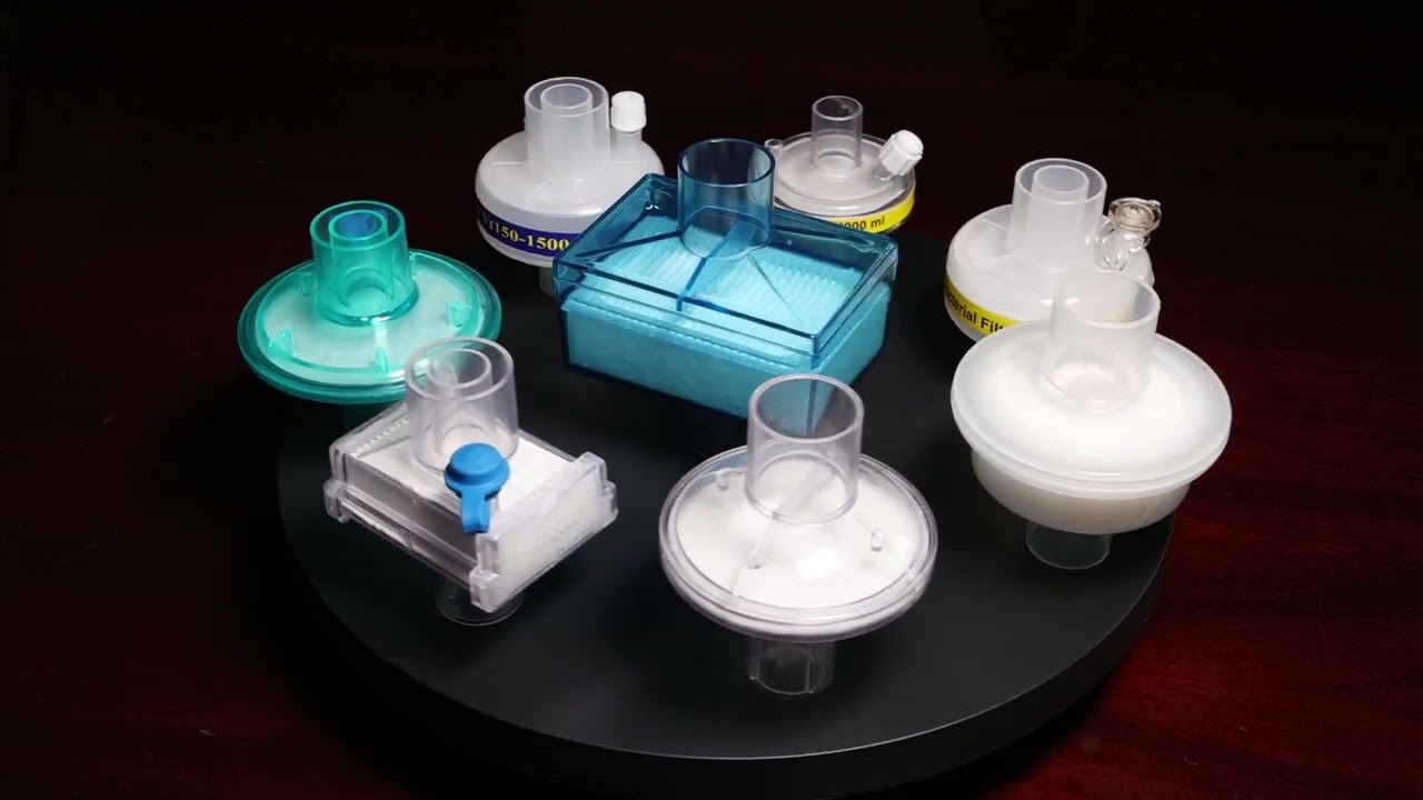 Bacterial filters，HEPA filter for ventilators from shandong zhenfu medical