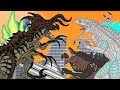 Trizilla jr vs indominus zilla rex