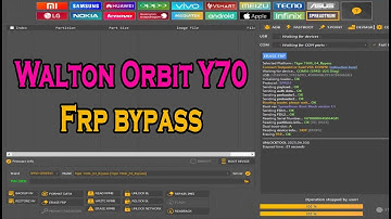 Walton Orbit Y70 FRP Bypass unlock tool by silent technology