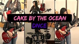 Girl Covers "Cake By The Ocean" On 3 Instruments!