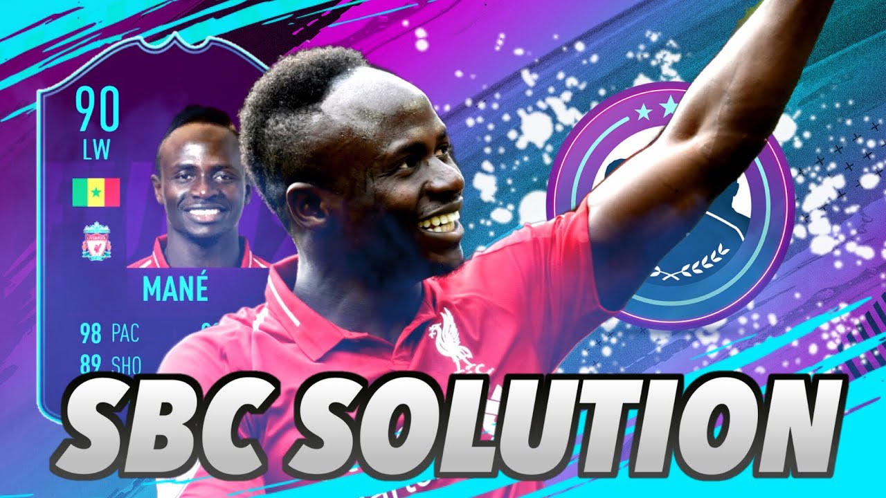 Fifa 19 POTM Mane 90 Cheapest SBC Solution