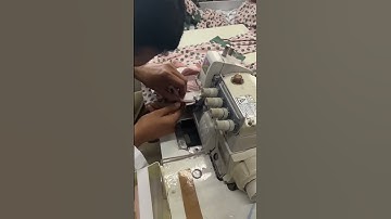 ELASTIC JOINT WITH OVERLOCK MACHINE.....