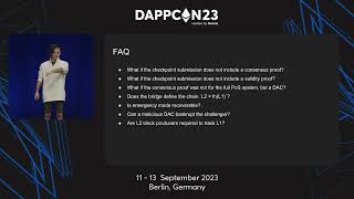 DAPPCON 2023: Gnosis as an L2 - Dapplion