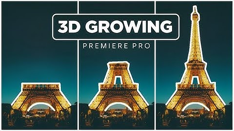 Building Grow Effect in Premiere Pro Hindi | Premiere Pro Advanced Tutorial | Video Editing Course