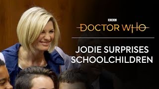 SURPRISE! Jodie Whittaker Surprises Schoolchildren | Doctor Who