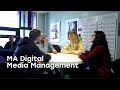 MA Digital Media Management - course overview