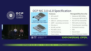 OCP NIC 3.0 Design Specification Update