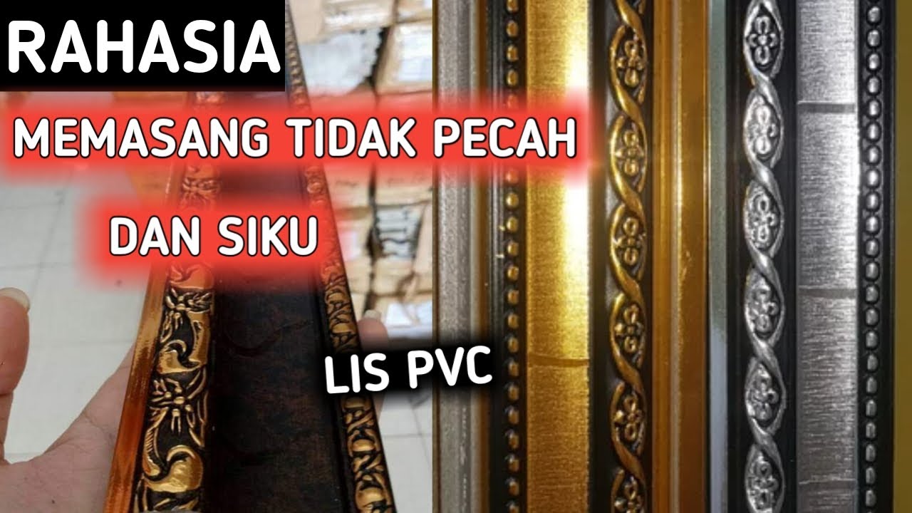 RAHASIA CARA MEMASANG LIS PLAFON PVC  YouTube