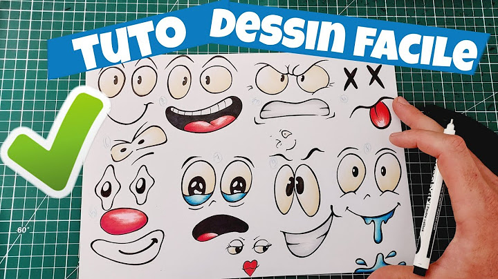 Comment dessiner des émotions étape par étape / TUTO dessin cartoon