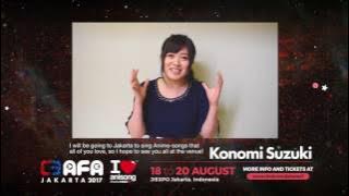 C3AFAJKT Konomi Suzuki Message Video