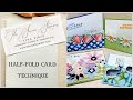 Half-Fold Card Technique