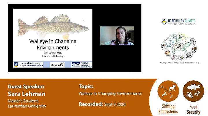 Speaker Series: Sara Lehman on Walleye in Changing...