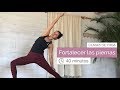 Yoga con ejercicios para fortalecer las piernas