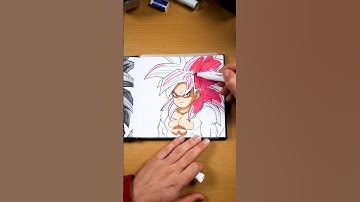 Drawing SSJ4 Daima Goku in Anime & Manga Styles!