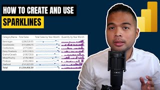 How to use SPARKLINES to visualise TRENDS Quickstart Guide  // Beginners Guide to Power BI