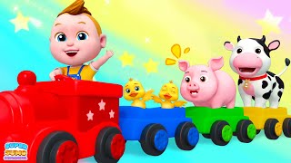 Om MacDonald Punya Ternak - Train Choo Choo Song | Lagu Anak Anak - Super Sumo Bahasa Indonesia