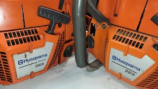 Husqvarna 365 special and 365 Xtorq.  Same model name, totally different saws.