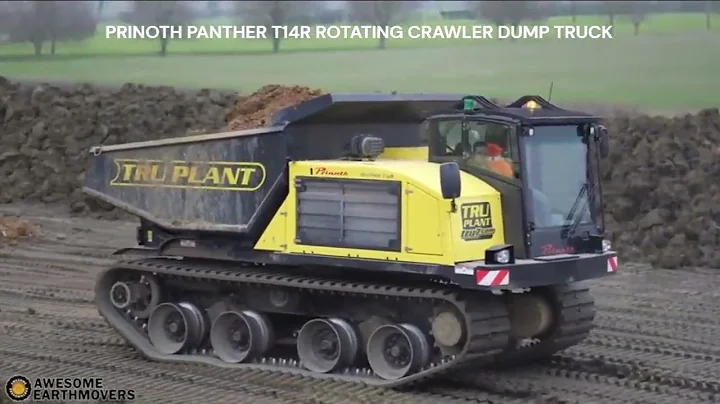 PRINOTH PANTHER T14R ROTATING CRAWLER DUMP TRUCK #RC #1/50 #DUMP TRUCK