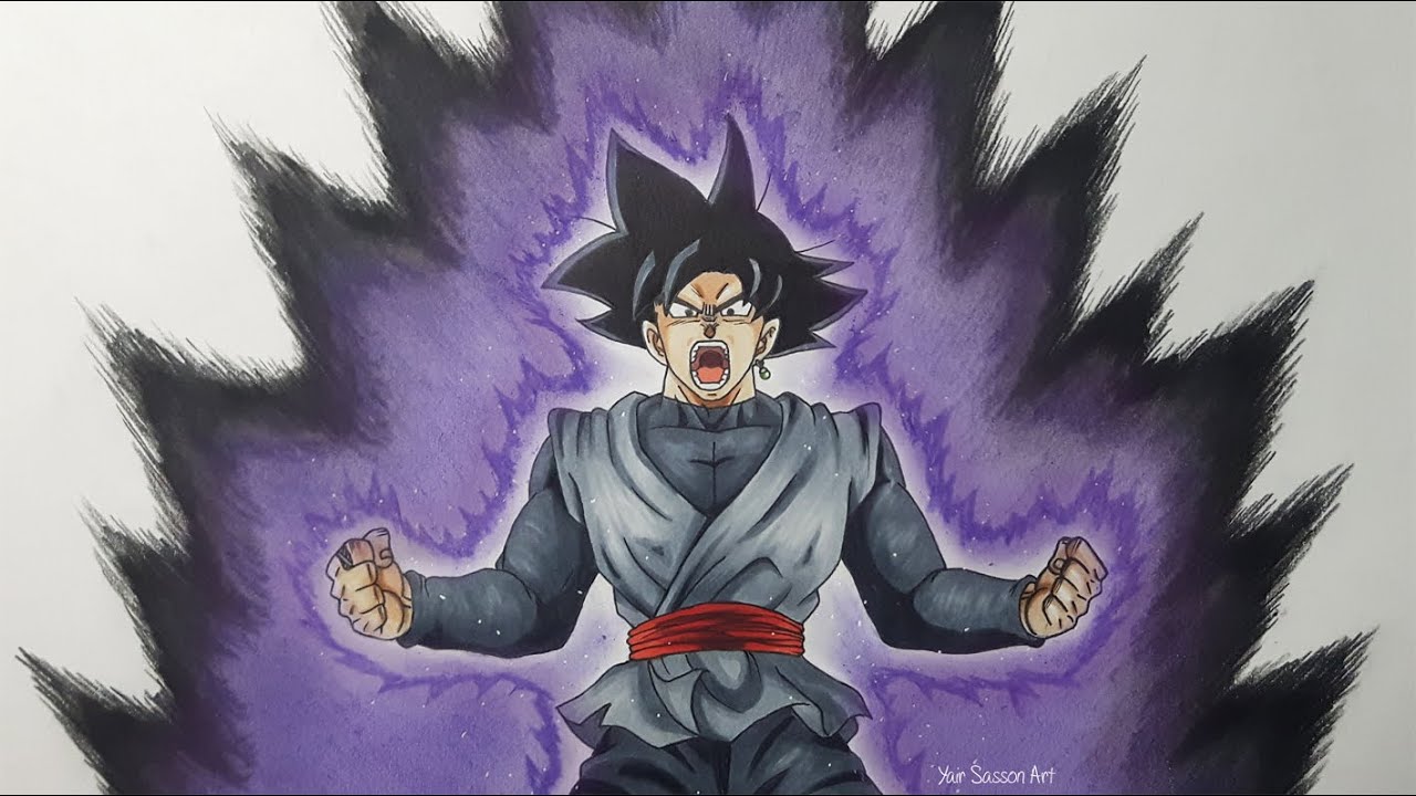 How to Draw Goku Black  Dragon Ball Super 