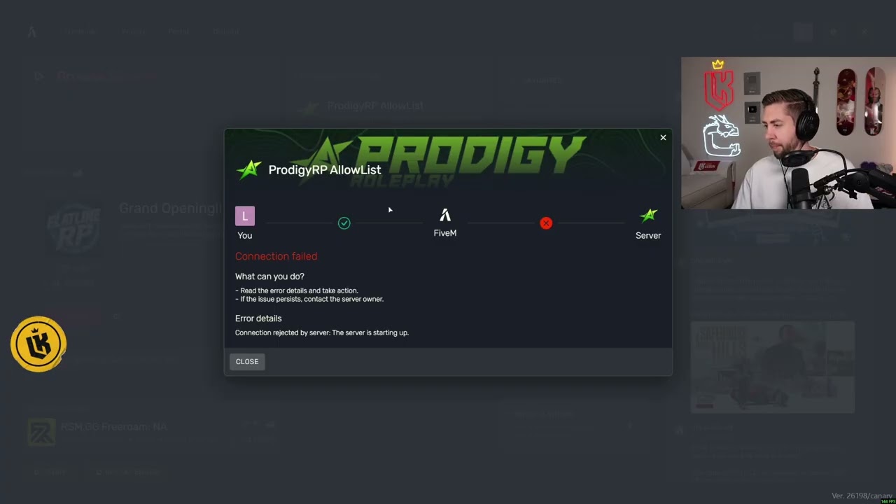 К узнает о том, что Макса исключили из белого списка Prodigy | Prodigy RP