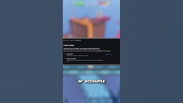 ROBLOX JUST MADE a HUGE CHANGE #shorts #robloxdev #robloxstudio #roblox