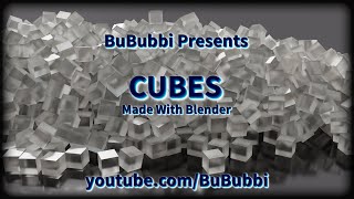 Cubes - Rigid Body Animation Made in Blender