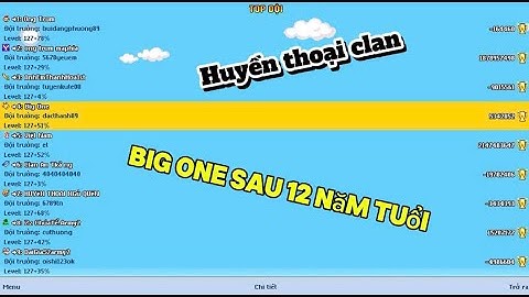 Army2 : BIG ONE clan của bao thế hệ game thủ