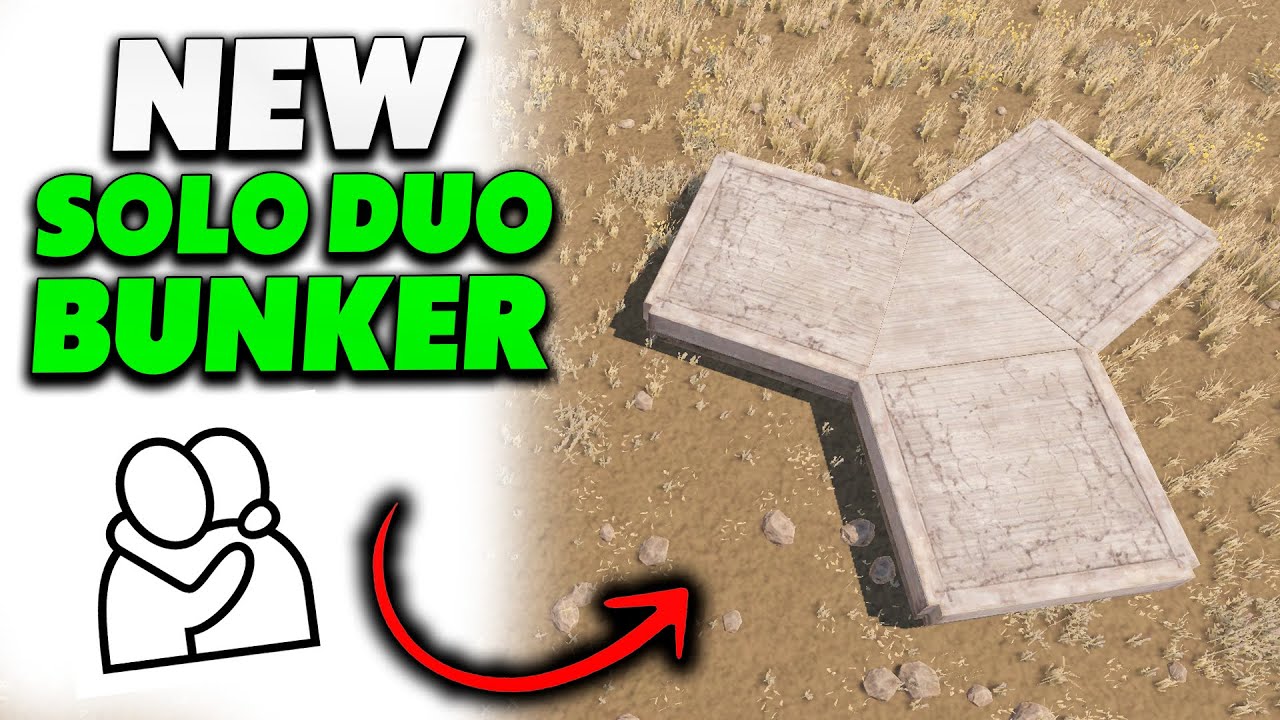 The NEW SOLO DUO BUNKER In Rust 2024 | Rust Building Tutorial - YouTube