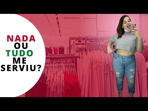 PRIMEIRA VEZ PROVANDO ROUPAS EM LOJA APÓS A CIRURGIA BARIÁTRICA