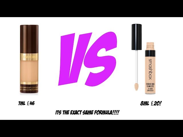 TOM FORD Vs SMASHBOX CONCEALER - ITS THE SAME FORMULA!