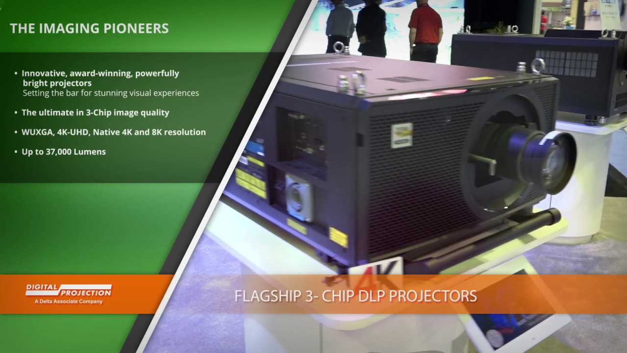 Digital Laser Projector (DLP) Triple Laser Technology: No more