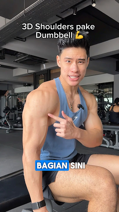 try this shoulder exercise using only dumbbells guys! 💪