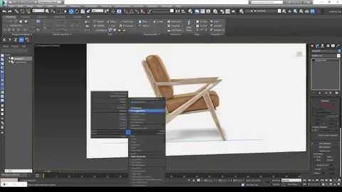 3d Soto Chair Model Timelapse Part 1