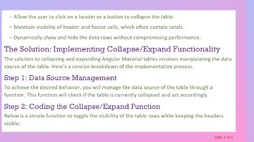 How to Collapse and Expand Angular Material Tables with Ease