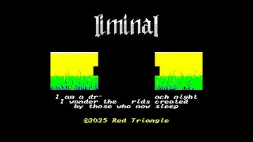 Liminal (deluxe edition) –  ZX Spectrum 48+AY game (real hardware capture) @ speccy.pl