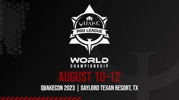 Quake Pro League 2023 | Quake World Championship @ QuakeCon | DAY 2