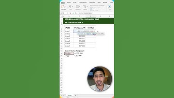 FUNGSI LOGIKA IF #exceltutorial #exceltricks #aplikasiexcel #exceltips #excelforyourbisnis #tutorial