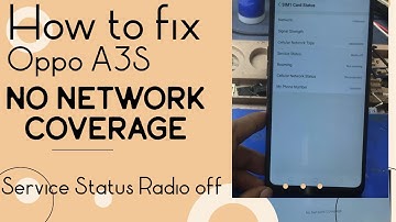 Oppo A3s No Network Coverage || Oppo A3s No Service || Oppo A3s Radio off