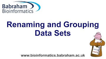 Renaming and Grouping DataSets in SeqMonk