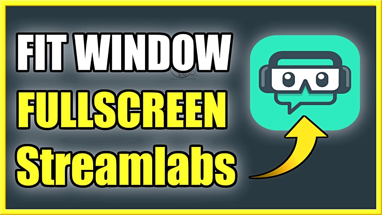 How to FIT WINDOW to FULLSCREEN using TWO Different RESOLUTIONS on STREAMLABS OBS (Dual Monitors)