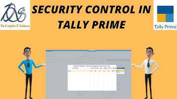 SECURITY CONTROL TDL IN TALLY PRIME