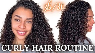 UPDATED NATURAL CURLY HAIR ROUTINE 2022! 3B/3C PRODUCTS for PERFECT HEALTHY HYDRATED DEFINED Curls!